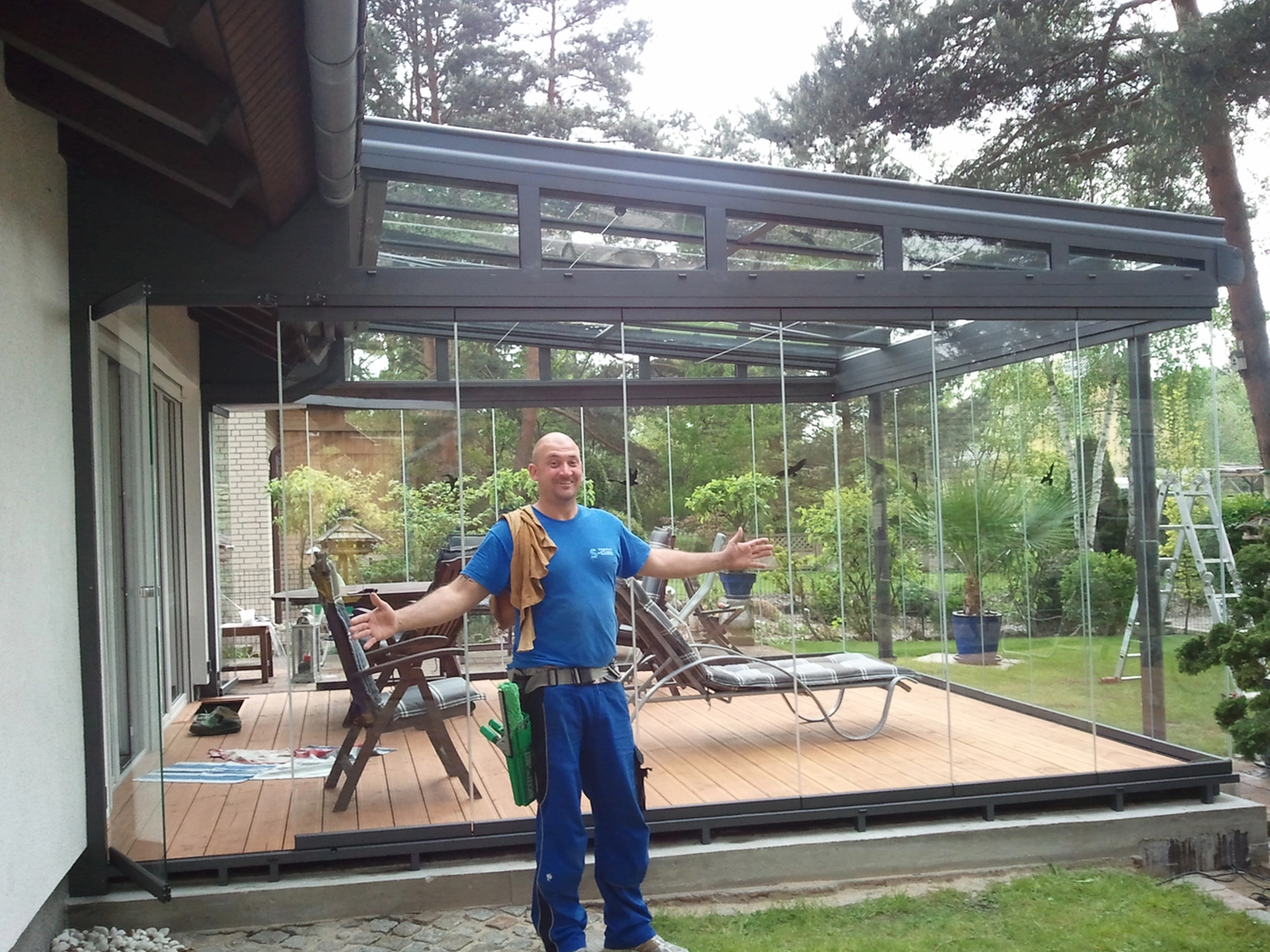 Reinigung von Wintergärten