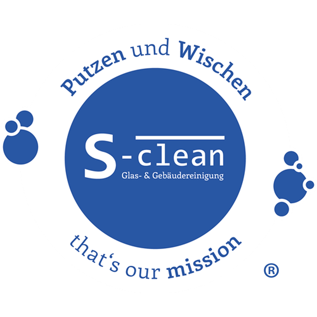 Logo S-Clean — Glas- & Gebäudereinigung — Berlin